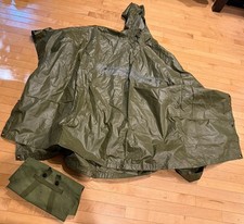 💙ORIGINAL EARLY VIETNAM WAR US ARMY INFANTRY RAIN PONCHO picture
