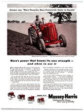 1955 Massey Harris Pacer / 33 / 44 Super / 55 Ad Print Ad (8x11in) Advertisement picture