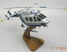 MBB-Kawasaki BK-117 Helicopter Wood Model Replica Small  picture