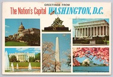 Postcard Greetings From Washington DC c1983 picture