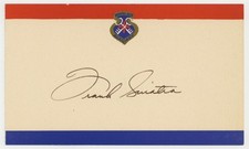 Frank Sinatra Hand Signed 1940 Naval Aid Auxiliary Card Blue Eyes USN J115027 picture