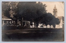 K7/ Shannon Illinois RPPC Postcard c1910 Homes Church Building 100 picture