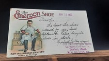 1903 Private Mailing Card EMERSON SHOE order