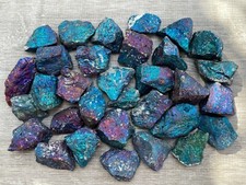 Grade A++ Chalcopyrite Natural Stone, Raw Peacock Ore Stone, Wholesale Bulk Lot picture