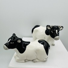 Otagiri Cow Salt Pepper Shakers Vintage picture