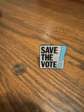 Save The Vote Pin picture