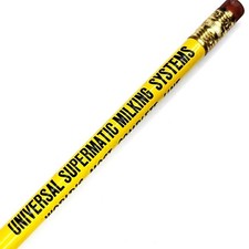 c1960s Albert Lea, Minn. Universal Supermatic Milking Advertising Pencil MN G28 picture