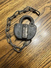 Antique Obsolete Adlake Baltimore & Ohio Railroad Lock B&O picture