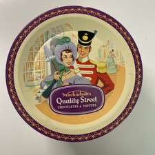Mackintosh's Quality Street Chocolates And Toffees Tin York England VG 16 Oz Vtg picture