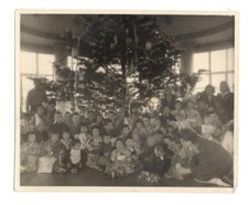 Vintage Photo Japanese Children Christmas Party Kawana Hotel Shizuoka Japan R9 picture