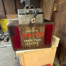 Champion Spark Plug Service Tester Machine Vintage Collectible picture