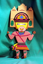 Hopi Kachina Doll - Vintage Trading Post Display Kachina - Unique picture