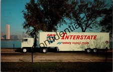 Interstate Moving Tractor Trailer & Tractor Addison Illinois IL Postcard Z517 picture