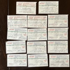 1942 INVESTOR LOT OF 14 BERKSHIRE LIFE INSURANCE COMPANY NOTICES AND RECEIPTS picture