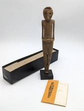 Vth C1970s Israel Stone Statue Prehistoric Man Beersheba Beer Matar Chalcolithic picture