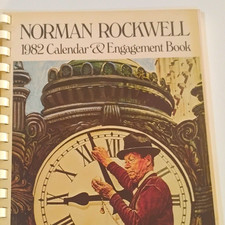 Norman Rockwell 1982 Calendar & Engagement Book - Abbeville Press picture