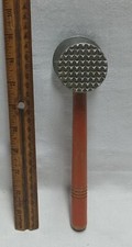 Vintage Wood Handled Metal Meat Tenderizer #045 by Modern Industries, Des Moines picture