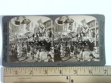 Dotombori Theatre Street Osaka Japan Stereoview Underwood & Underwood 1904 picture