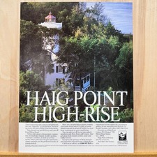 1990 HAIG POINT Daufuskie Island South Carolina Vintage Print Ad Lighthouse picture