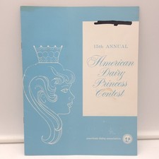 RARE 1969 15th Annual American Dairy Princess Contest Program Signed Vintage ADA picture