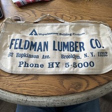 Vintage BRooklyn NY Nail Apron Feldman LUmber picture