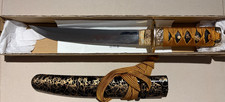 Tantou Gold Sheath Sword - Made in Seki Japan / New in Box picture