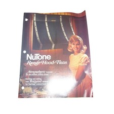 NuTone Range Hood Fans Catalog Vintage Mid Century Kitchen Ephemera 1970s 1971 picture