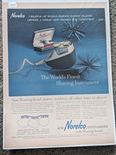 1960 New Norelco SPEEDSHAVER With 'Floating-Heads' For Christmas Print Ad 52298 picture