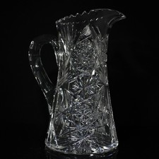 Brilliant Sawtooth Pinwheel Design Crystal Pitcher picture