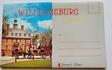 Vintage 50s  Travel Photo Folder Album  Souvenir of WILLIAMSBURG VIRGINIA PC0596 picture