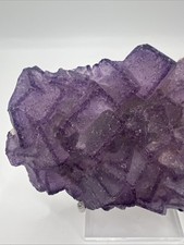 1.8 Pound Natural Guizhou QR Code Fluorite W/ Stand Amazing QualityUS Seller picture