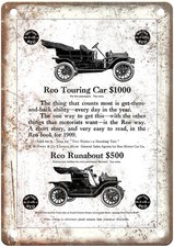 1909 Reo Vintage Automobile Ad Retro Look Metal Sign AM8503 picture