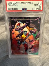 Colossus - 1992 SkyBox Marvel Masterpieces #14 PSA 10 Joe Jusko picture