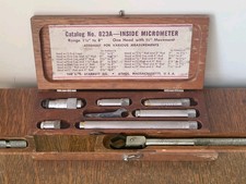 Starrett No. 823A Inside Tubular Micrometer Set 1 1/2