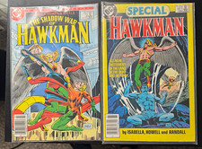 DC Comics Shadow War of Hawkman Lot — #3 (1986) + Hawkman Special #1 Boarded picture