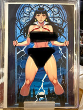Key Comics Vampirella Inspired Naughty Virgin Variant Gothic Window Cover picture
