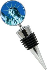 Statue of Liberty Wine Bottle Stopper in Gift Box, Perfect for House Warming Gif picture