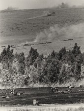 1967 Israeli War, Mortars Shelling Syrian Outposts Photograph by MAGNUM PHOTOS picture