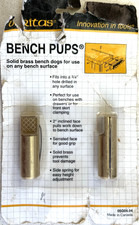Vintage Veritas Brass Bench Dogs Made In Canada 05G04-04 NOS picture