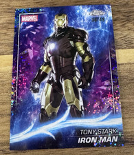 2025 Topps Chrome Marvel Studios  Iron Man Tony Stark #1 Iron Man Speckle #d /49 picture