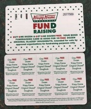 *Krispy Kreme Cards - Buy One Get One Dozen FREE - 10 Offers Per Card* picture