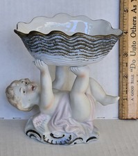 Vintage Cherub Piano Baby Dish By Lamore China Occupied Japan picture