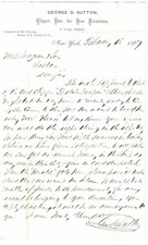 Clipper Ship Owner George Sutton Solicits Cargo For His Shipping Line picture