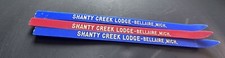 3 Shanty Creek Lodge Bellaire MI SWIZZLE STICK stirrer Ski Resort picture