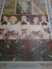 Young Choir Boys Art Christian Holiday Paper Ephemera Vintage Antique Postcards picture