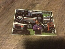 White Farm Equipment  Featuring Mike Ditka Chicago Bears  Advertising Post Card picture
