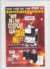 Zootanapuss #5 VF/NM signed Dave Sim #490/600 Transformers parody Glamourpuss 26 picture