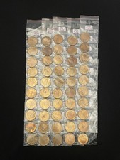 Shell Oil 1969 States of the Union Bronze Coin Set Complete 50- no display case picture