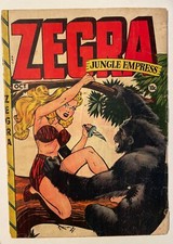 Zegra Jungle Empress 2 Fox Feature Syndicate Golden Age 1948 2.5 Good+ picture