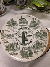 Waynesboro pennsylvania Sesquicentennial Plate 1818 - 1968 with stand 10 X 10 picture